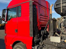 MAN TGX 35.500 8x4, 10m3 Mixer + Hydraulic-slide, 2015