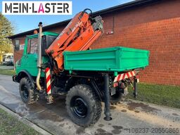 UNIMOG U 1200 Atlas 75.2 Kran 14 m Funk FB  *1. Hand