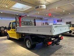 FORD Transit 2,4 D Maxi DoKa 3-Seiten Kipper*Kran*
