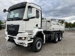 MAN 33.520 6X6 BL NEU BORDMATIK 3 SEITEN KIPPER HIAB KRAN MIETKAUF MöGLICH