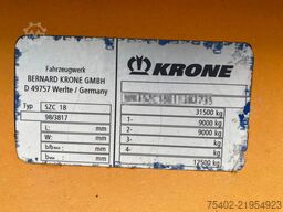Krone SZC 18 / 20 FT / SAF + Disc