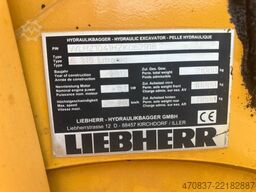 LIEBHERR A 316 / Pfreud Waage / Umschlagbagger