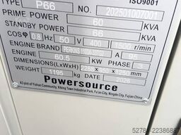 Perkins 1103A-33TG2 - 66 kVA Generator - DPX-19804