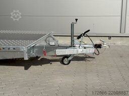 Martz GT PLUS 850/3 S 3,5T | ALUBODEN MITTIG | ALURAMPEN 853X215CM 3500KG AUTOTRAILER