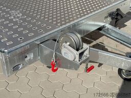 Martz GT PLUS 850/3 S 3,5T | ALUBODEN MITTIG | ALURAMPEN 853X215CM 3500KG AUTOTRAILER