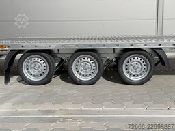 Martz GT PLUS 850/3 S 3,5T | ALUBODEN MITTIG | ALURAMPEN 853X215CM 3500KG AUTOTRAILER