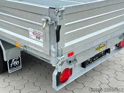 Humbaur HTK 3500.37 | PROSTEEL 362X185X40CM 3500KG DREISEITENKIPPER