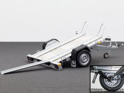 Martz GP 2 R PREMIUM | PARABELFEDERUNG | ALUBODEN 230X155CM 750KG 2ER MOTORRADANHÄNGER