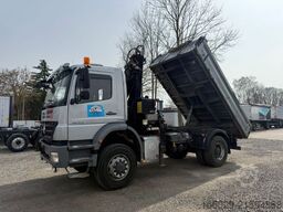 MERCEDES-BENZ Axor 1833 4x4 HAD Dreiseitenkipper mit MGK Kran
