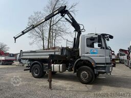 MERCEDES-BENZ Axor 1833 4x4 HAD Dreiseitenkipper mit MGK Kran
