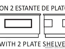 Buffet modulaires 6GN 1/1 CORECO BDP11-6G/32