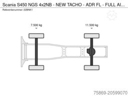 Scania S450 NGS 4x2NB - NEW TACHO - ADR FL - FULL AIR ...