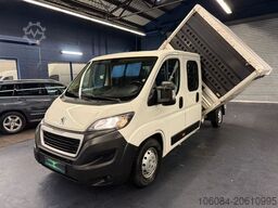 PEUGEOT Boxer DoKa 3 Seiten Kipper Klima AHK 3,0T 2.Hand
