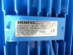 Siemens Z68-M132M4/2-L80/63N Motor - 380-420V / 6,5/8,0KW / 12,8717,8A / 50Hz