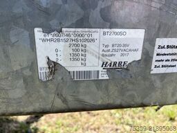 HARBECK Kabeltransportanhänger 2,7 to. - TÜV NEU -