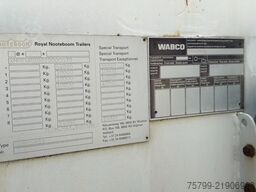NOOTEBOOM Tiefbett Tieflader mit 3 Lenkbaren 12t Achsen