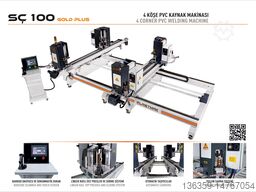 PLASTMAK PVC ALÜMİNYUM İŞLEME MAKİNELERİ SÇ 100 GOLD PLUS