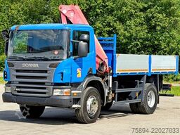 SCANIA P 400 * KIPPER 4,90m * FASSI F110A.23 + FUNK*TOP