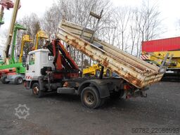 MAN Dreiseitenkippen MAN LE8.150 mit Kran Palfingen PFG7001