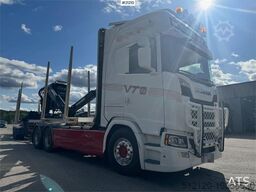 Scania S730 Timber truck without crane.