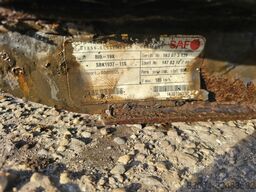 SAF B19-19K / SBK1937-11S/TRAILER AXLE /SINGLE TIRE...