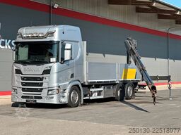 SCANIA R450 6x2 LL Pritsche FASSI 155 LK Lenk/Lift