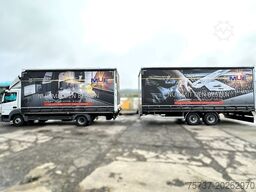 MERCEDES-BENZ 818L Atego+Müller Mitteltal Tandem Anhänger