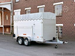 Vezeko VT 2700 ALUBODEN | RAMPE-/TÜR-KOMBI | TREIBGITTER 320X160X190CM VIEHANHÄNGER | RAMPENGUMMI | LÜFTUNG