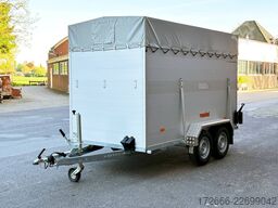 Vezeko VT 2700 ALUBODEN | RAMPE-/TÜR-KOMBI | TREIBGITTER 320X160X190CM VIEHANHÄNGER | RAMPENGUMMI | LÜFTUNG