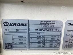 Krone SD Tautliner / Boorden / Dhollandia Laadklep / ...