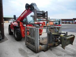 Manitou MT 1440 mit Arbeitskorb + Gabel