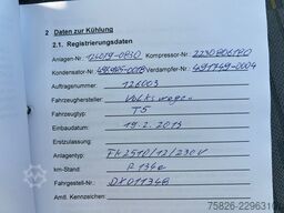 VW T5 Kühlkasten*KONVEKTA*0°*1.Hand*Standkühlung*