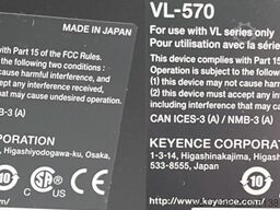 KEYENCE VL-500