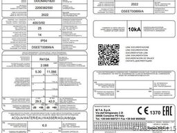 M.T.A. S.p.A. TAEevo Tech 101 P3-20