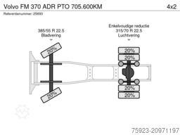Volvo FM 370 ADR PTO 705.600KM
