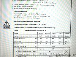 SCHRÖDER-FASTI Sickenmaschine Typ 63x1,5