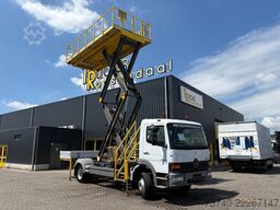 Mercedes-Benz Atego 1318 + 10 METER HEIGHT + tunnel/mine edit...