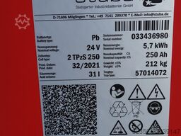 Stuba 24V 2PzS250 63% Staplerbatterie