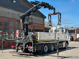 MAN TGS 26.460 Baustoff Hiab 177 Funk+Sitz Lenk AHK