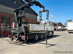 MAN TGS 26.460 Baustoff Hiab 177 Funk+Sitz Lenk AHK