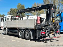 MAN TGS 26.460 Baustoff Hiab 177 Funk+Sitz Lenk AHK