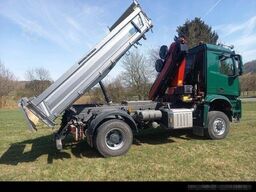 MERCEDES-BENZ 1853 AK 4x4 +Kran HMF 1620K+Klima+22.000 km !!
