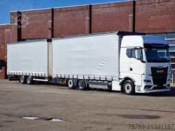 MAN TGX 26.480 6x2 - Tautliner - H&W trailer - NEW ...