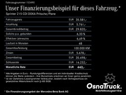 Mercedes-Benz Sprinter 215 CDI DOKA Pritsche/Plane Klima, MBUX