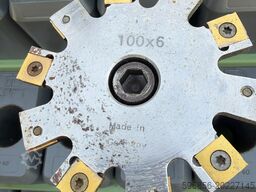 Frez tarczowy Ø100 mm x 6 mm z płytkami skrawającymi na oprawce SK40 Frez tarczowy Ø100 mm x 6 mm z płytkami skrawającymi na oprawce SK40