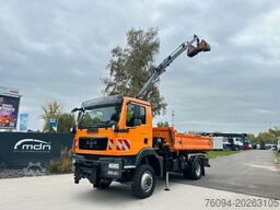 MAN TGM 13.250 4x4 Kipper KRAN FUNK AHK WINTERDIENST