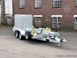 Brian James Trailers DIGGER PLANT 543-3717-35-2-12 | TRACSTRAP | SCHWERLASTRAMPE 370X170CM 3500KG BAUMASCHINENANHÄNGER
