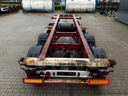Krone 2-assig 20FT chassis, BPW + trommel, luchtverin...