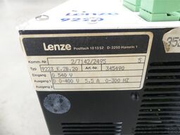 Lenze 9223_E.2B.20 / 345490 Frequenzumrichter Serie 9220 SN: 2/7142/2495