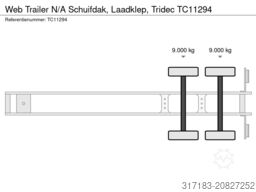 Web Trailer N/A Schuifdak, Laadklep, Tridec